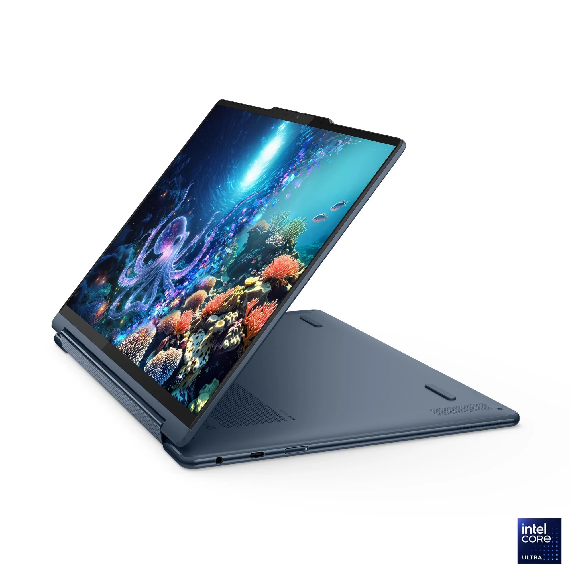 Lenovo Yoga 9 2-in-1 14ILL10 83LC0056PH Copilot+ PC Laptop (Cosmic Blue) | 14" 4K WQUXGA (3840x2400) OLED| Core Ultra 7 258V| 32GB RAM| 1TB SSD| Intel Arc Graphics 140V| Win11 Home| MS OH 2024+ MS 365 Basic+ Pen+ Mouse+ Sleeve+ A4Tech Sleek Numeric Keypad - Image 6