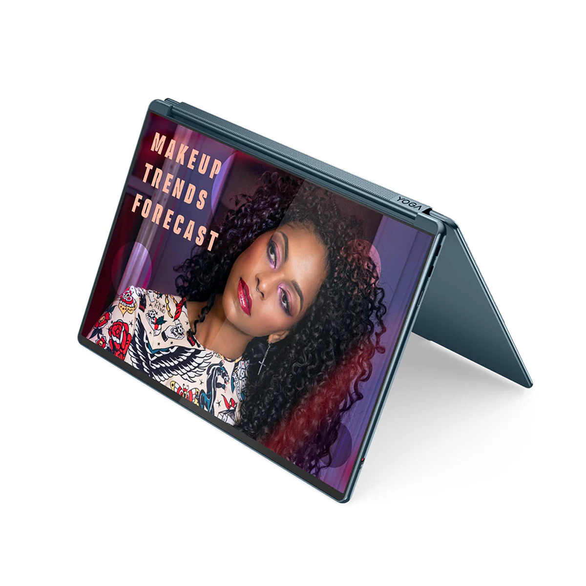 Lenovo Yoga Book 9 14IAH10 83KJ002DPH Laptop (Tidal Teal) | 2x 14" 2.8K WQXGA+ (2880x1800) OLED 120Hz Touch| Core Ultra 9 285H| 32GB RAM| 1TB SSD| Intel Arc| Win 11 Home|Office Home 2024+ 365 Basic+ Yoga Pen + Yoga Sleeve + A4Tech Keypad - Image 5