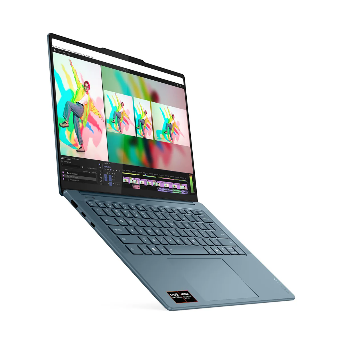 Lenovo Yoga Pro 7 14AKP10 83KG001NPH Copilot+ PC Laptop (Tidal Teal) | 14.5" 3K (2944x1840) OLED | Ryzen AI 7 350 | 32GB RAM | 1TB SSD | AMD Radeon 860M Graphics | Windows 11 Home | MS Office Home 2024 + MS 365 Basic + Yoga Sleeve - Image 3
