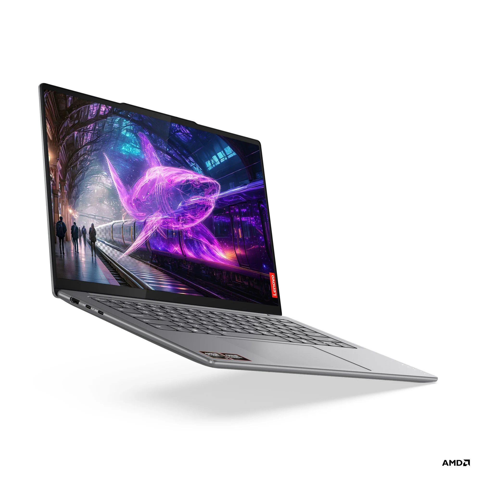 Lenovo Yoga Pro 7 14ASP9 83HN001NPH Laptop (Luna Grey) | 14.5" 2.8K (2880x1800) OLED 120Hz |  Ryzen AI 9 365 | 32GB RAM | 1TB SSD | Integrated AMD Radeon 880M Graphics |  Windows 11 Home  | MS Office Home & Student 2021 + Yoga Sleeve - Image 8