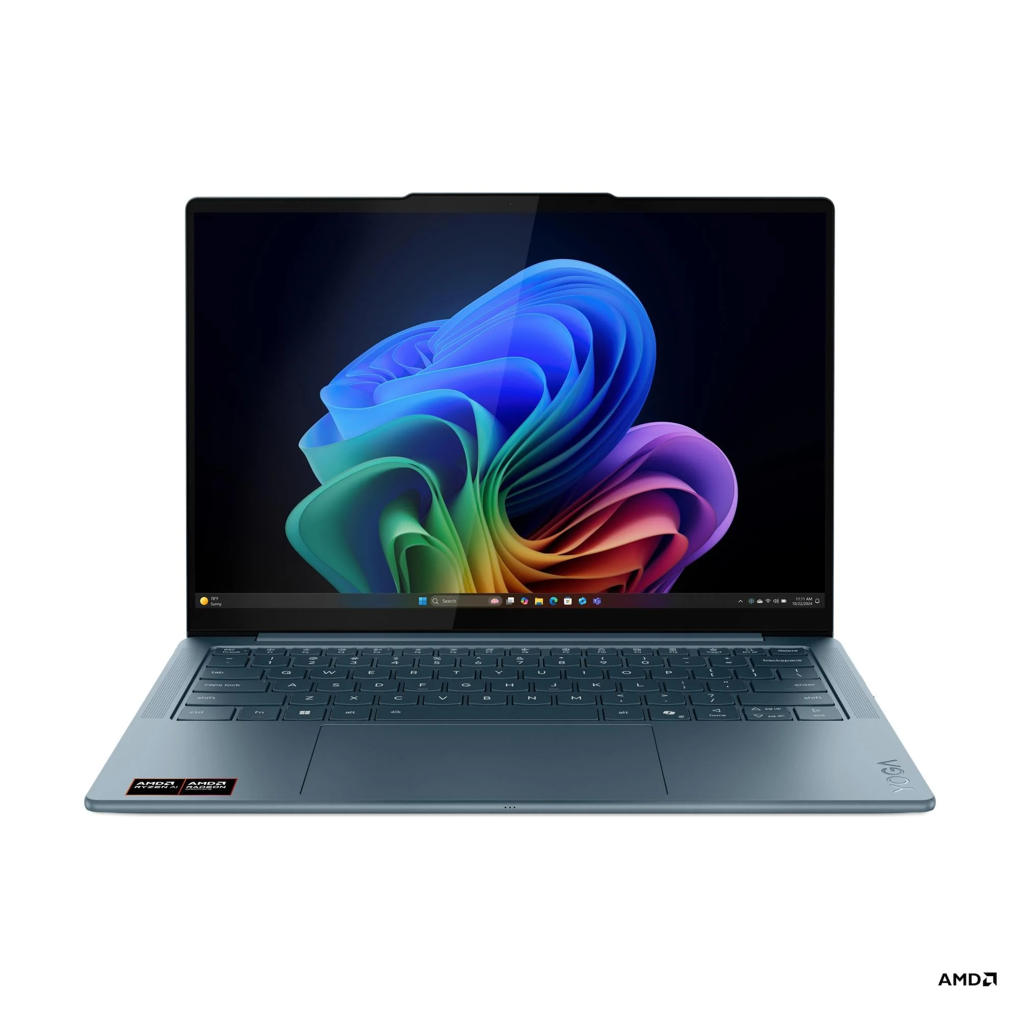 Lenovo Yoga Slim 7 14AKP10 83JY007JPH Copilot+ PC Laptop (Tidal Teal) | 14" 2.8K WQXGA+ (2880x1800) OLED 120Hz | Ryzen AI 7 350 | 16GB RAM | 1TB SSD | AMD Radeon 860M Graphics | Windows 11 Home | MS Office Home 2024 + MS 365 Basic + Yoga Sleeve - Image 2