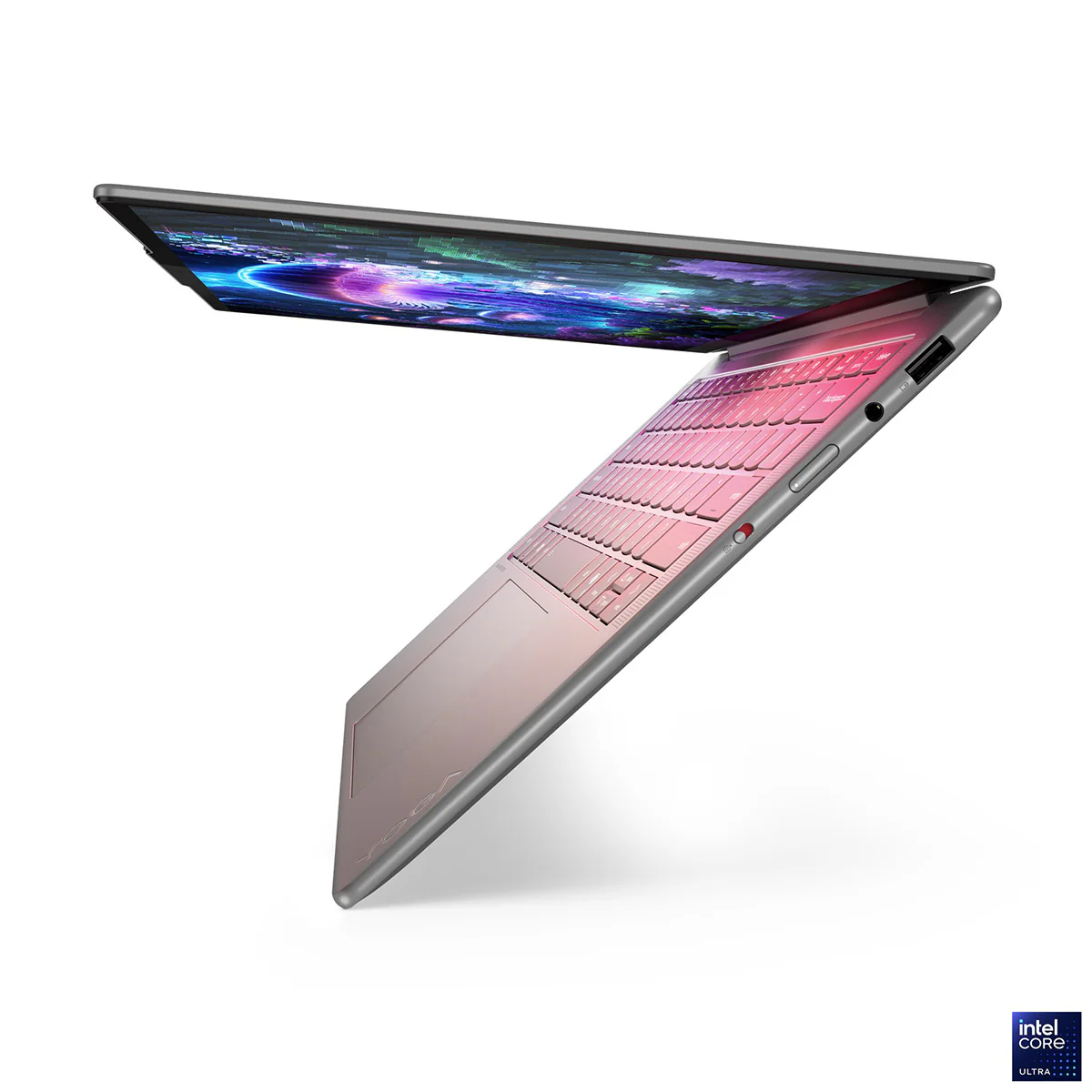 Lenovo Yoga Slim 7 14ILL10 83JX0020PH Laptop (Luna Grey) | 14" 2.8K WQXGA+ (2880x1800) OLED 120Hz | Intel Core Ultra 5 226V | 16GB RAM | 1TB SSD | Integrated Intel Arc Graphics 130V | Windows 11 Home | MS Office Home 2024 + Lenovo Casual Backpack B210 - Image 7