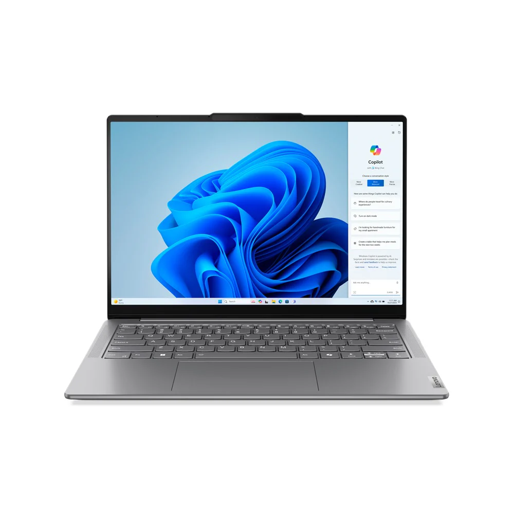 Lenovo Yoga Slim 7 14IMH9 83CV0007PH Laptop | 14" WUXGA (1920x1080)  OLED | i7-Ultra 155H | 16GB RAM | 1TB SSD | Intel Arc | Windows 11 Home | (Luna Grey) | Ms Office Home & Student 2021 | Yoga Sleeve - Image 2