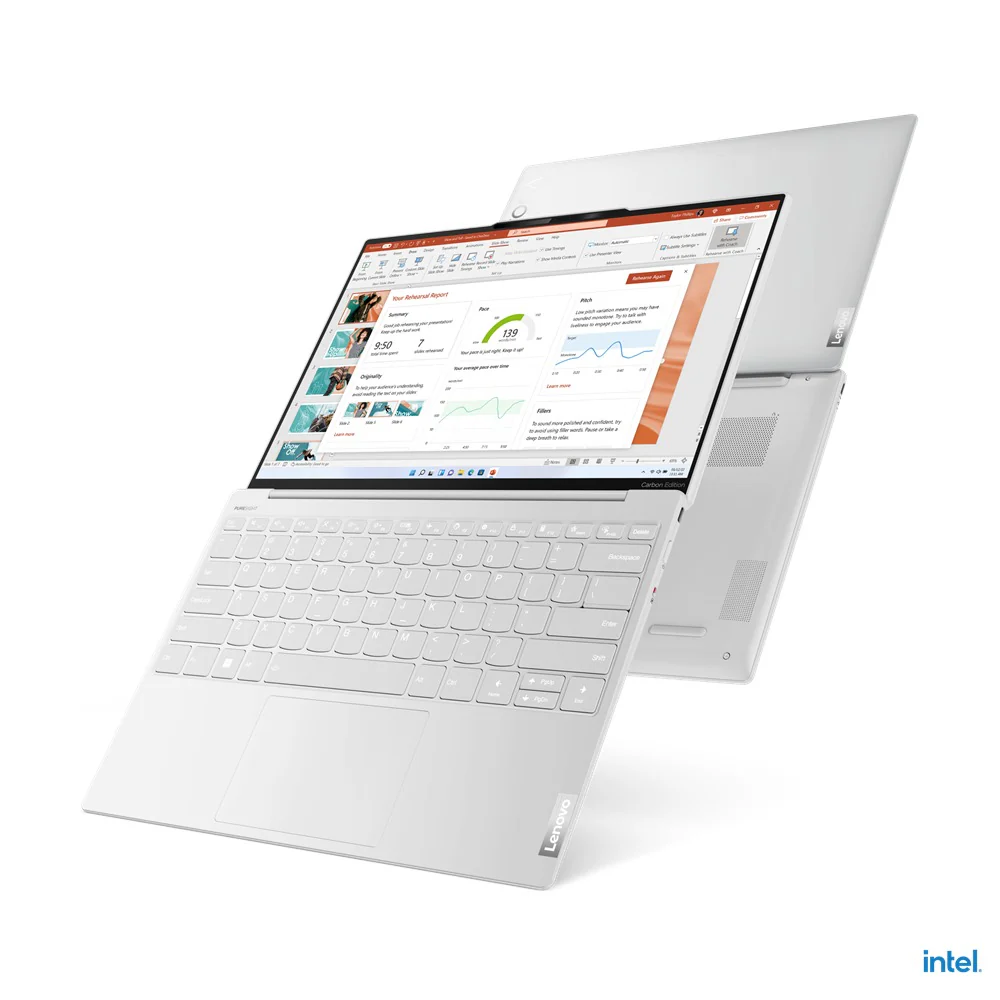 Lenovo Yoga Slim 7 Carbon 13IRP8 83AY002NPH Laptop (Moon White) | 13.3″ 2.5K (2560x1600) | i7 1360P | 16GB RAM | 1TB SSD | Intel Iris Xe Graphics | Windows 11 Home | MS Office Home & Student 2021 |  Yoga Sleeve - Image 16