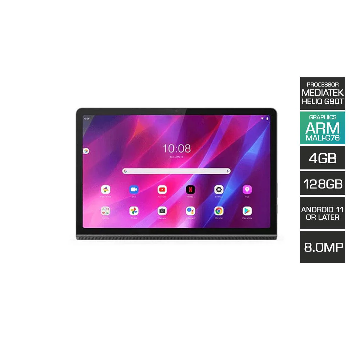 Lenovo Yoga Tab 11 YT-J706F 4GB+128GB (Storm Grey) ZA8W0011PH