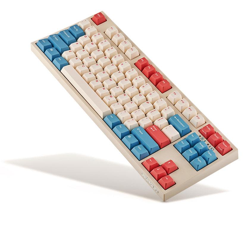 Leopold FC750RBT 87 Keys High-End Mechanical Bluetooth Keyboard (Coral Blue) (Red Switch) (FC750RBTR/ERBPD(W)) - Image 4
