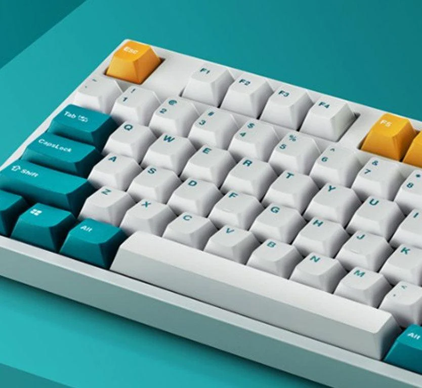 Leopold FC750RBT 87 Keys High-End Mechanical Bluetooth Keyboard (Milk Turquoise) (Brown Switch) (FC750RBTN/EMTPD(Y)) - Image 8