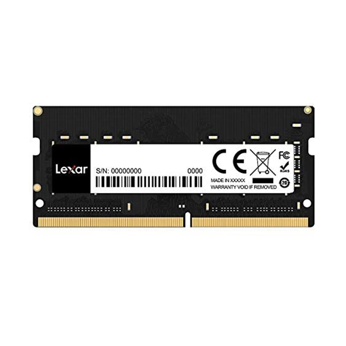 Lexar 16GB DDR4 2666MHz CL19 SODIMM Laptop Memory (LD4AS016G-R2666G) - Image 2