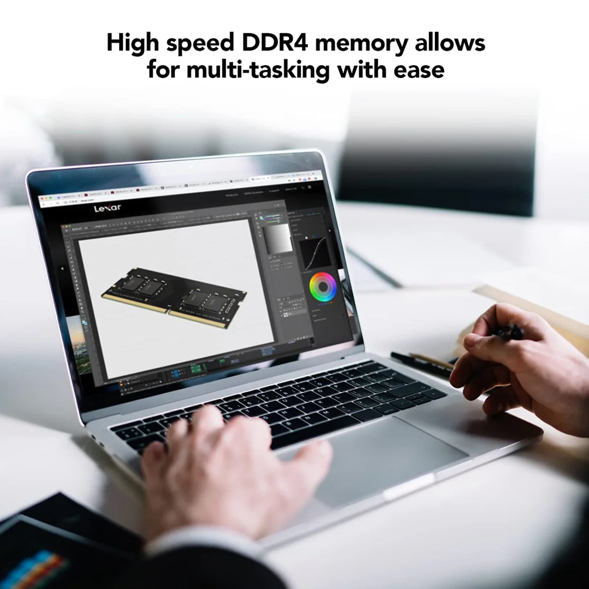 Lexar 16GB DDR4 3200MT/s CL22 SO-DIMM Laptop Memory (LD4AS016G-B3200GSST) - Image 4
