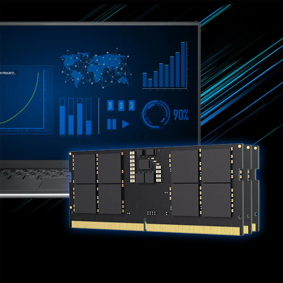 Lexar 8GB DDR5 5600MHz CL46 SODIMM Laptop Memory (LD5S08G56C46ST-BGS) - Image 7