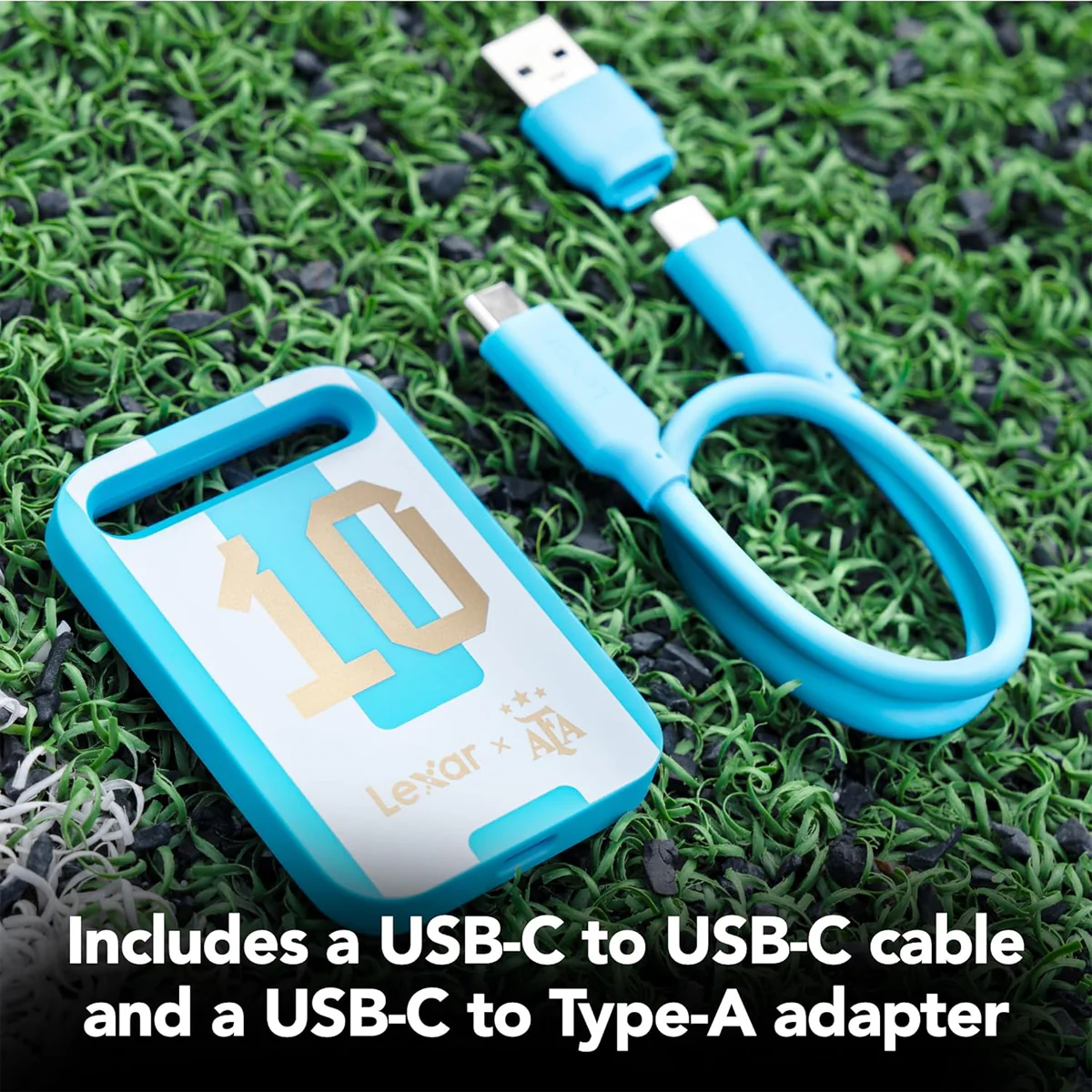 Lexar Air Elite Legends Series AFA Edition SL260 512GB USB 3.2 Gen 1 Portable SSD (LSL260X512G-BNXNG) - Image 6