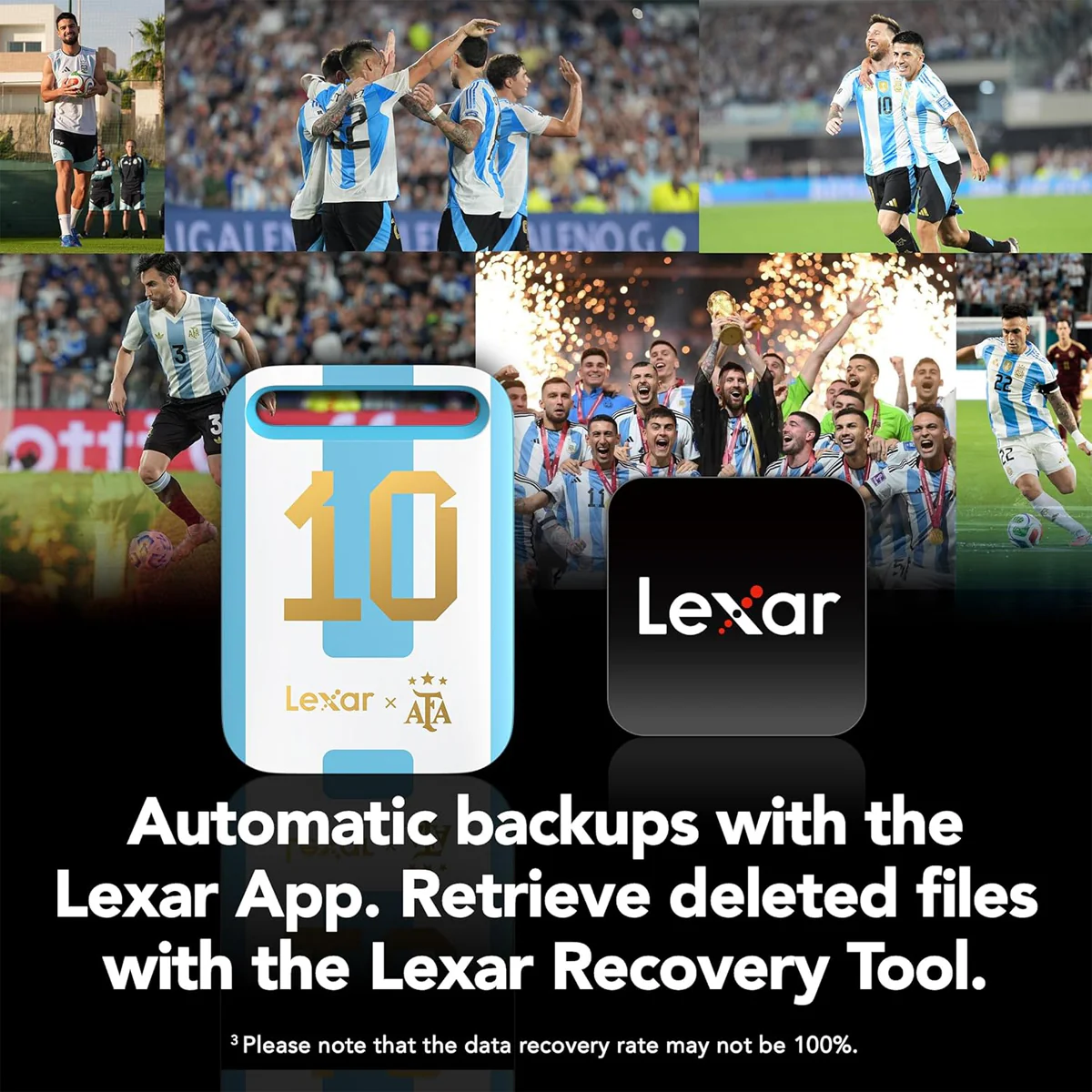 Lexar Air Elite Legends Series AFA Edition SL260 512GB USB 3.2 Gen 1 Portable SSD (LSL260X512G-BNXNG) - Image 7