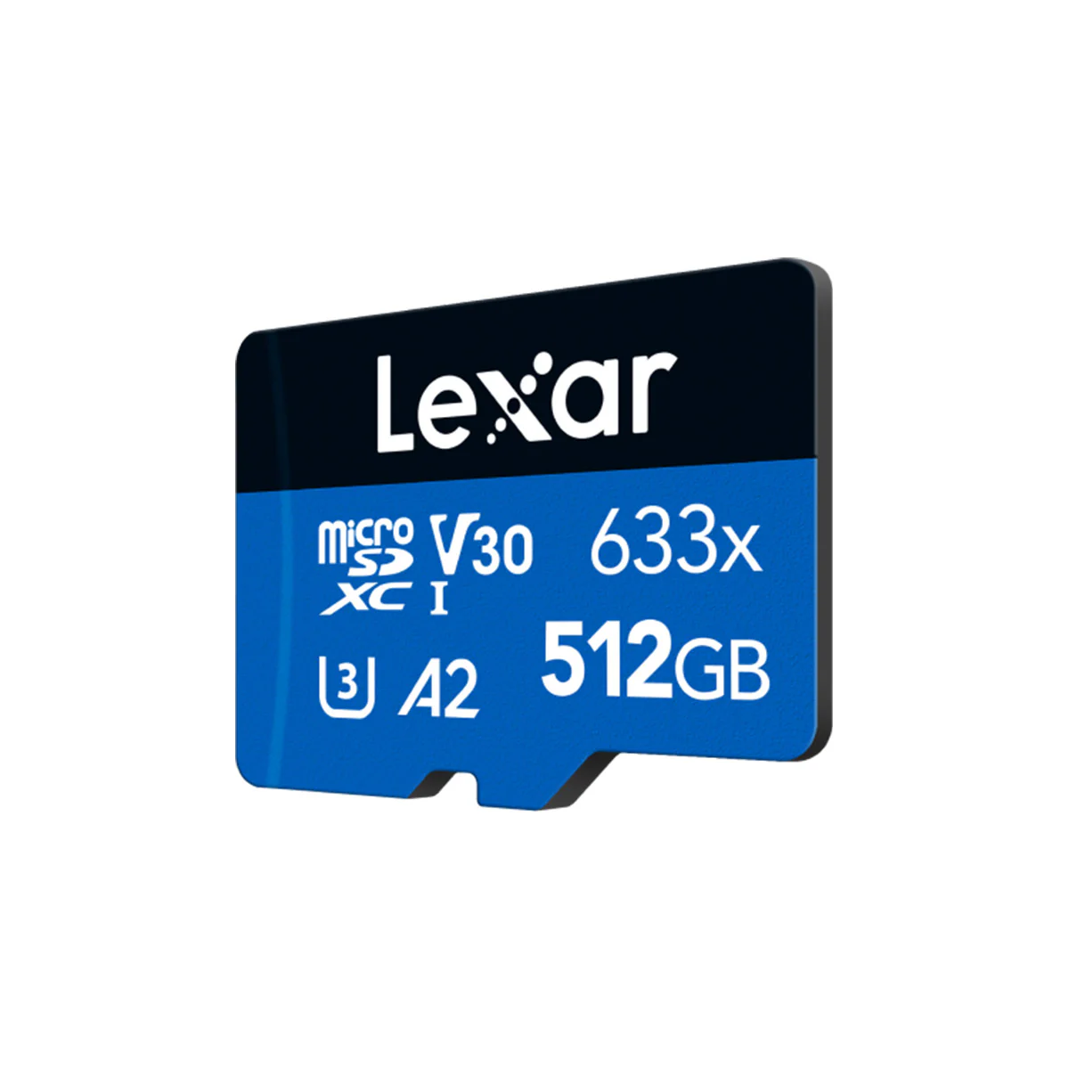 Lexar High-Performance 633x 512GB microSDXC UHS-I C10 U3 V30 A2 100MB/s Read Memory Card BLUE Series with SD Adapter (LSDMI512BB633A) - Image 3