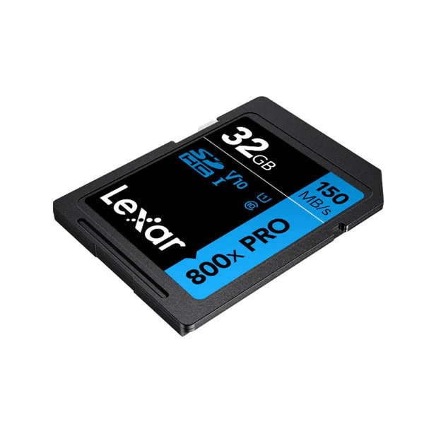 Lexar High-Performance 800x PRO 32GB SDHC UHS-I C10 U1 V10 150MB/s Read SD Card BLUE Series (LSD0800P032G-BNNNG) - Image 2