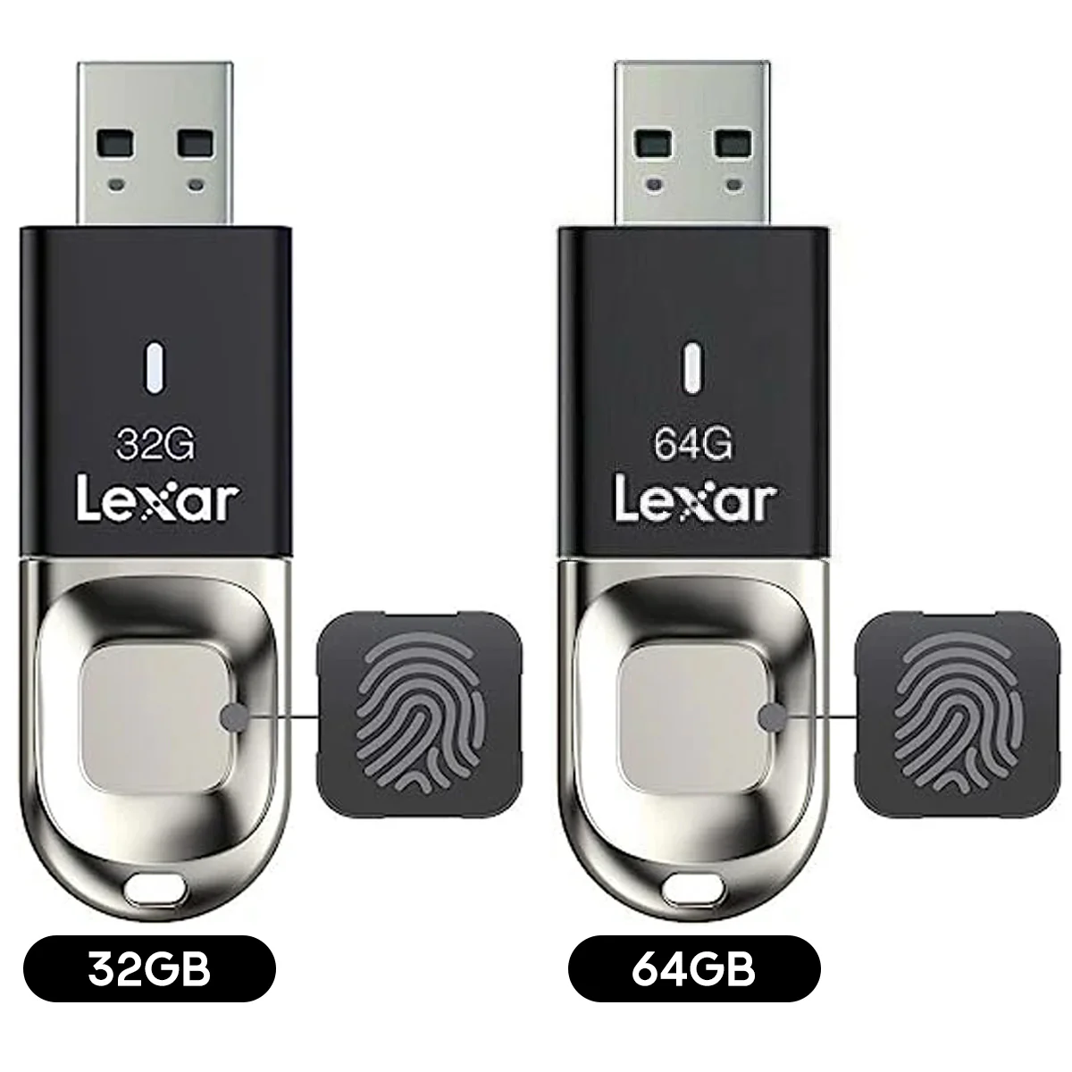 Lexar JumpDrive Fingerprint F35 USB 3.0 Type-A 150MB/s Read Flash Drive (32GB, 64GB) - Image 10