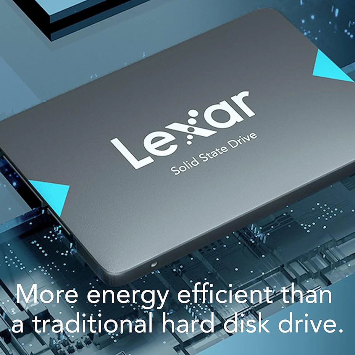 Lexar NQ100 1TB 2.5" Sata III 6Gb/s 550MB/s Read SSD (LNQ100X001T-RNNNG) - Image 4