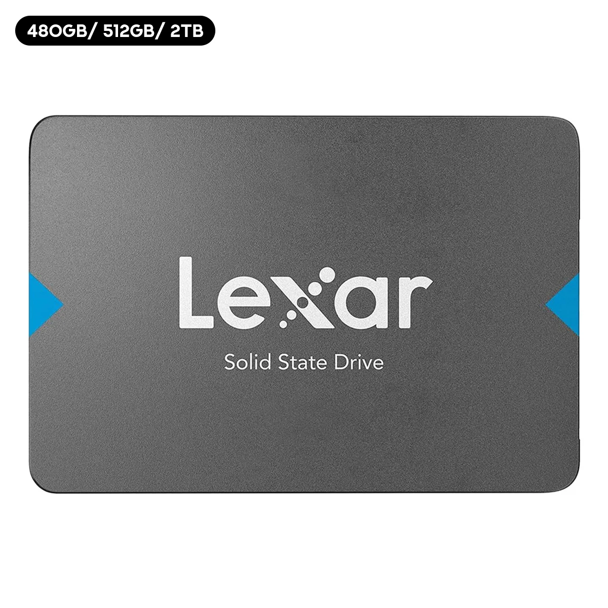 Lexar NQ100 2.5 SATA III 6Gb/s 550MB/s Read SSD (480GB, 512GB, 2TB)