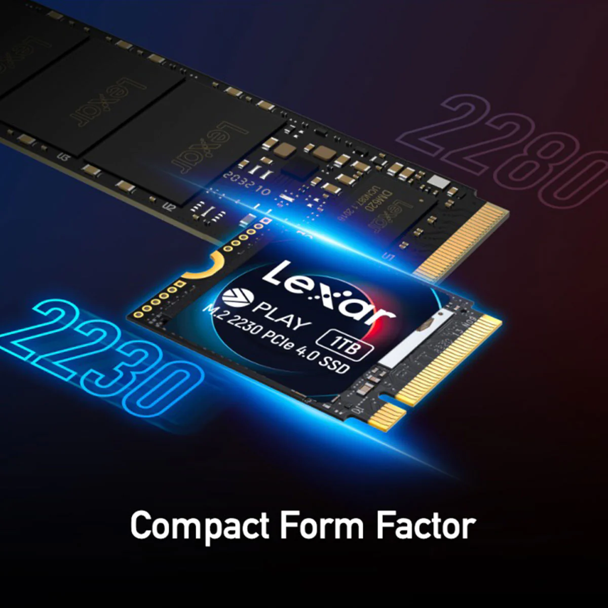 Lexar PLAY 1TB 2230 PCIe Gen4x4 M.2 2230 NVMe SSD (LNMPLAY001T-RNNNG) - Image 3
