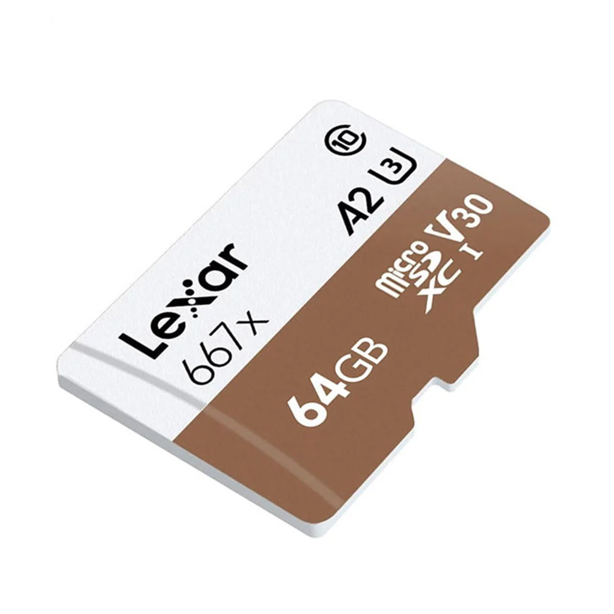 Lexar Professional 667x 64GB microSDXC UHS-I C10 U3 V30 A2 100MB/s Read Memory Card (LSDMI64GB667A) - Image 2