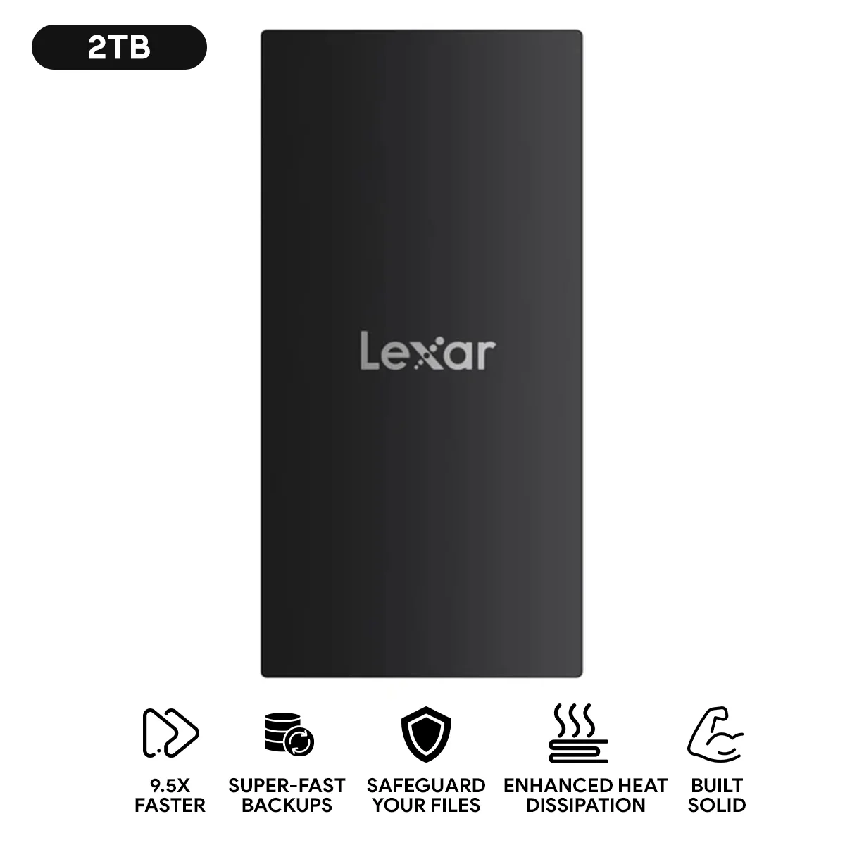 Lexar SL300 USB 3.2 Gen 2 Type-C Portable SSD - Up To 1050MB/s Read & 1000MB/s Write (1TB, 2TB) - Image 10