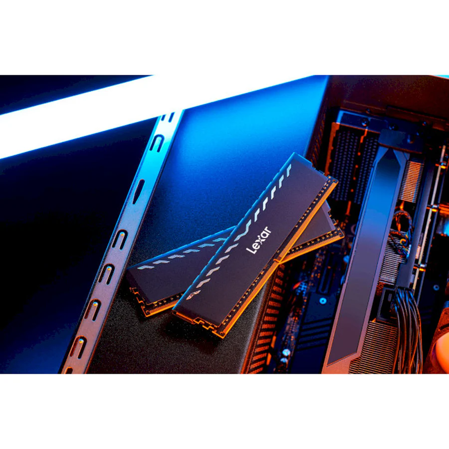 Lexar Thor 16GB Kit (2x8GB) DDR4 3600MHz CL18 Intel XMP 2.0 Gaming Desktop Memory (Black) (LD4U08G36C18LG-RGD) - Image 6