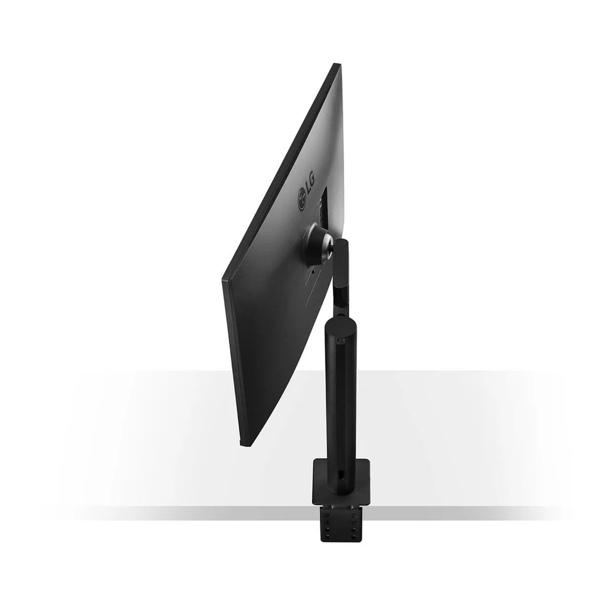 LG 32UN880K-B 31.5" 4K UHD (3840x2160) 60Hz 5ms GTG Ergo IPS USB-C Monitor With C-Clamp, Tilt, Height, Swivel, Pivot Adjustment - Image 11