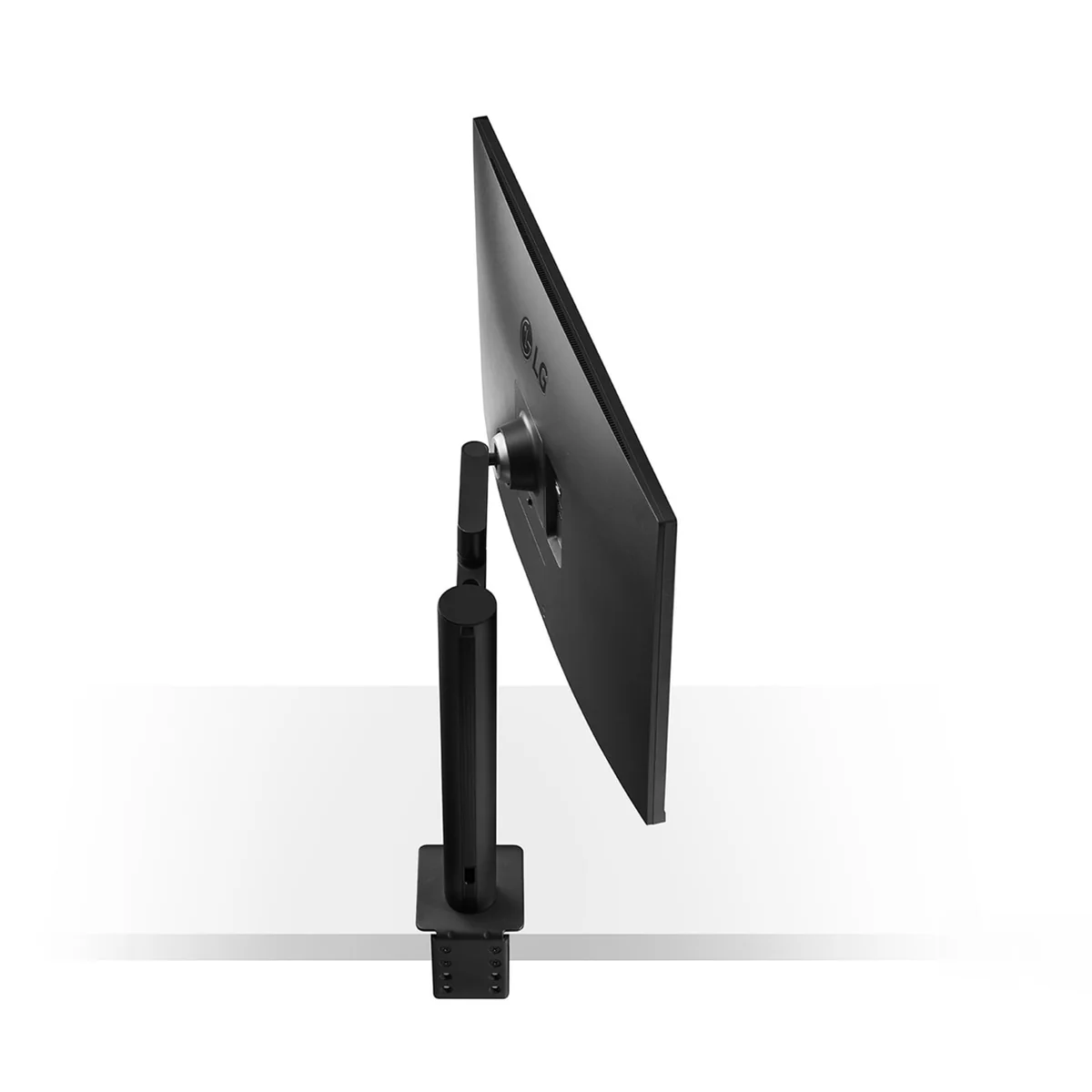 LG 32UN880K-B 31.5" 4K UHD (3840x2160) 60Hz 5ms GTG Ergo IPS USB-C Monitor With C-Clamp, Tilt, Height, Swivel, Pivot Adjustment - Image 12