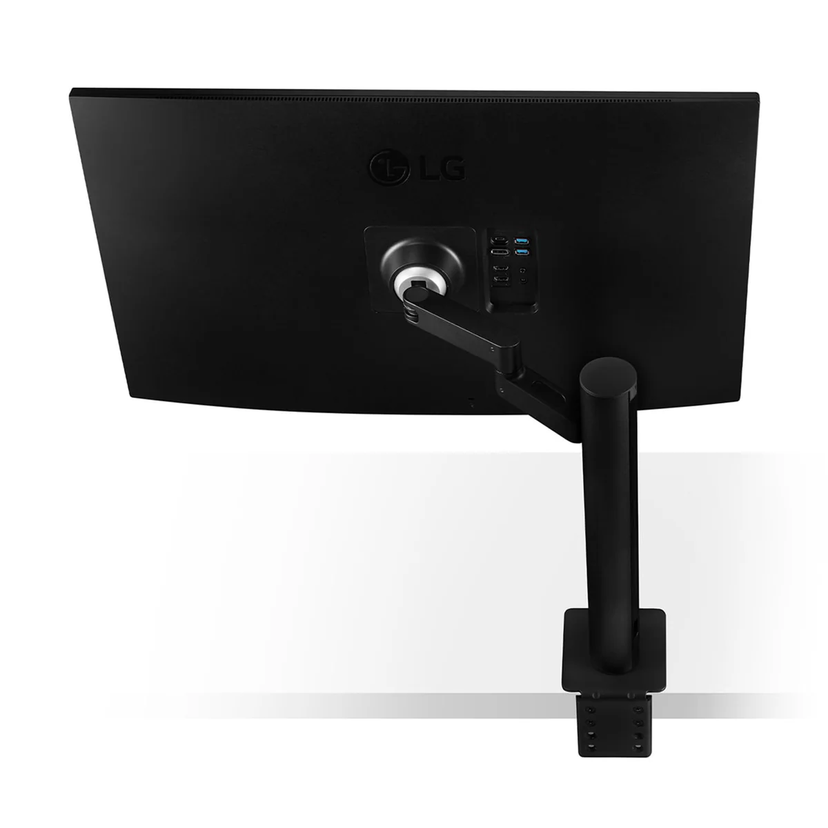 LG 32UN880K-B 31.5" 4K UHD (3840x2160) 60Hz 5ms GTG Ergo IPS USB-C Monitor With C-Clamp, Tilt, Height, Swivel, Pivot Adjustment - Image 14