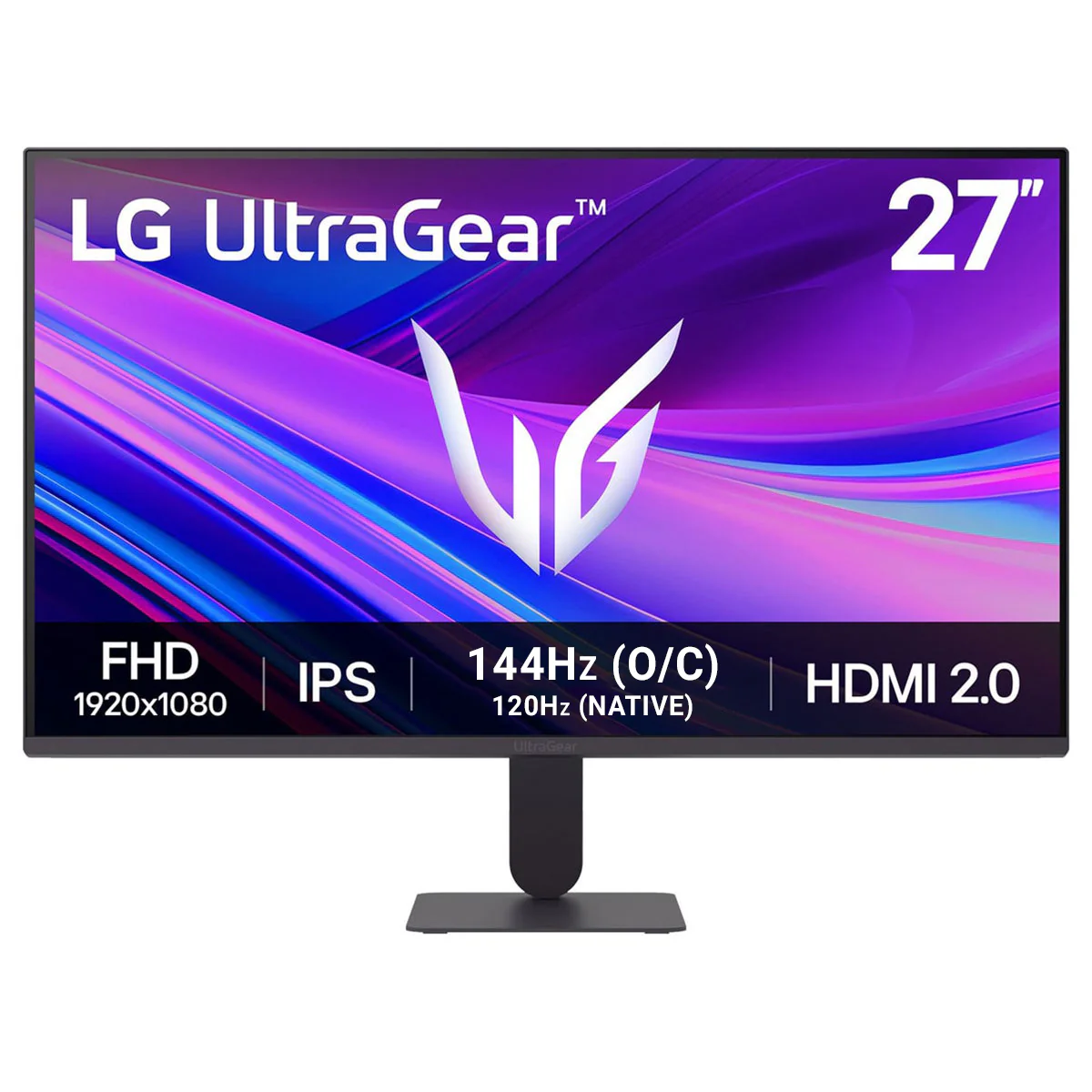 LG UltraGear 27G411A-B 27" FHD (1920x1080) 144Hz (O/C) 1ms MBR G-SYNC Compatible / AMD FreeSync IPS Gaming Monitor with Tilt Adjustment - Image 13
