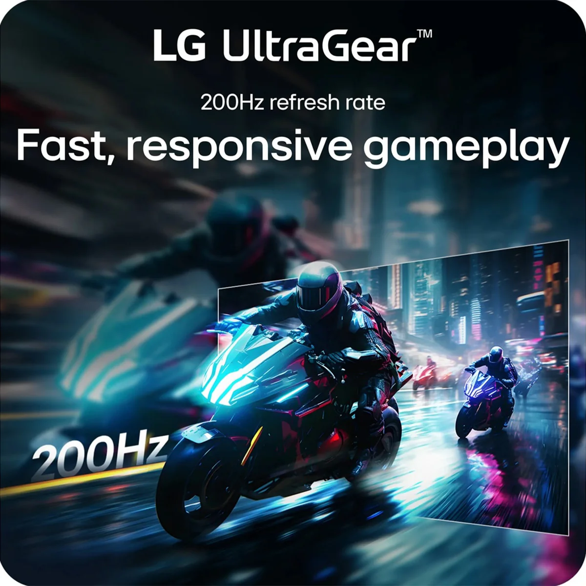 LG UltraGear 27G610A-B 27" QHD (2560x1440) 200Hz 1ms IPS Gaming Monitor With Tilt, Height, Swivel & Pivot Adjustment - Image 3