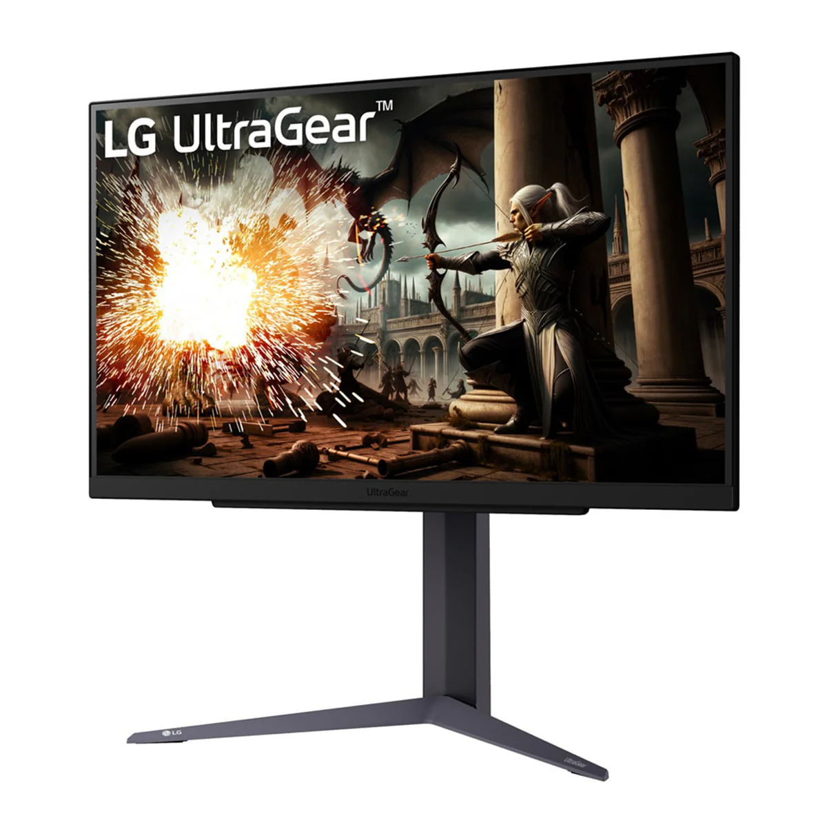 LG Ultragear 27GS75Q-B IPS 27" HDR (2560x1440) 180Hz 1ms GTG G-Sync Compatible Gaming Monitor with Height, Pivot, Tilt Adjustments - Image 3