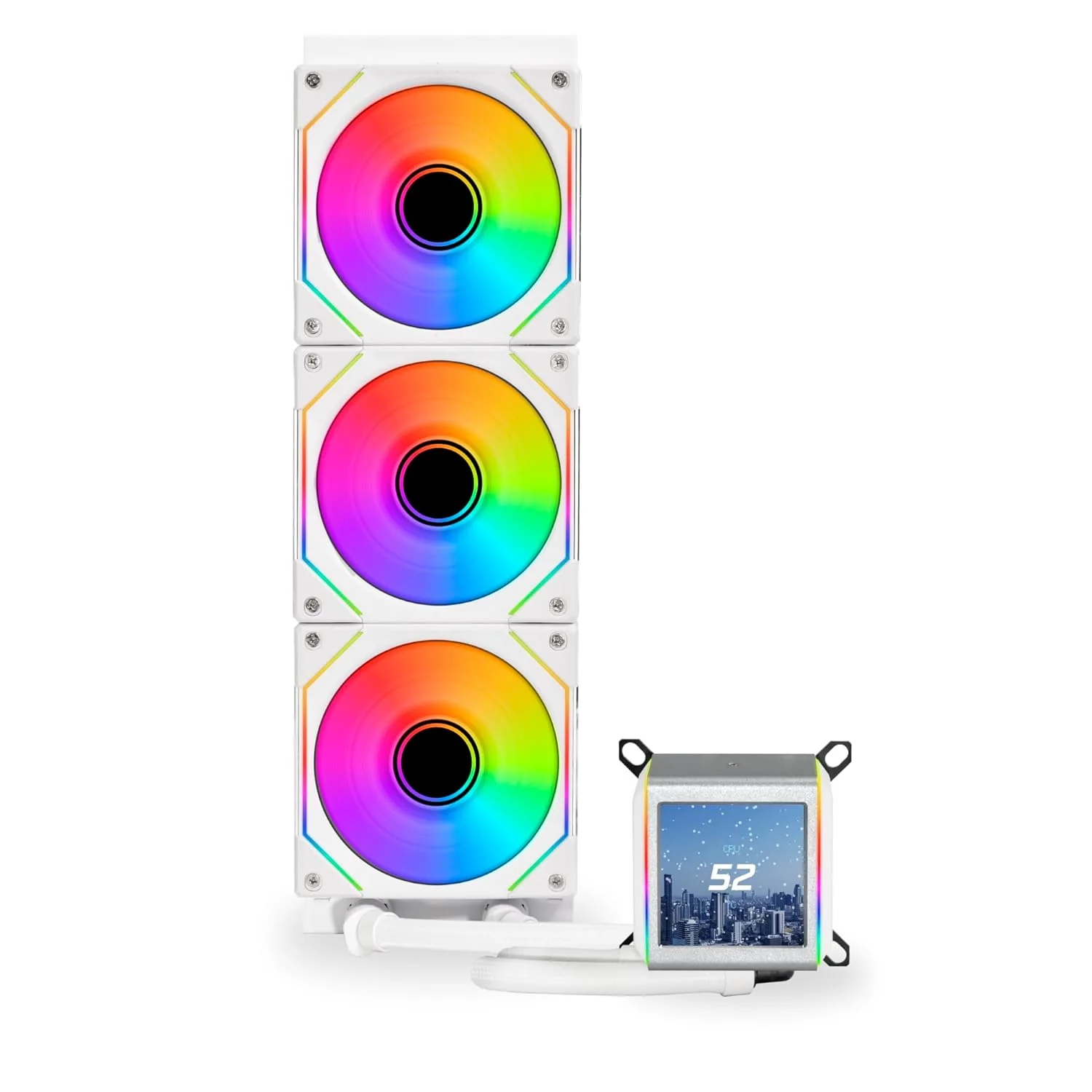 LIAN LI Galahad II LCD SL-INFINITY 360 RGB X3 120mm Close Loop CPU Cooler (GA2ALCD36IN) - Image 3