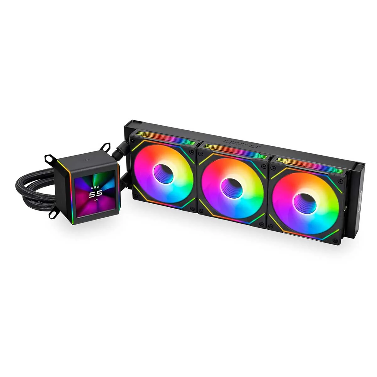 LIAN LI Galahad II LCD SL-INFINITY 360 RGB X3 120mm Close Loop CPU Cooler (GA2ALCD36IN) - Image 7