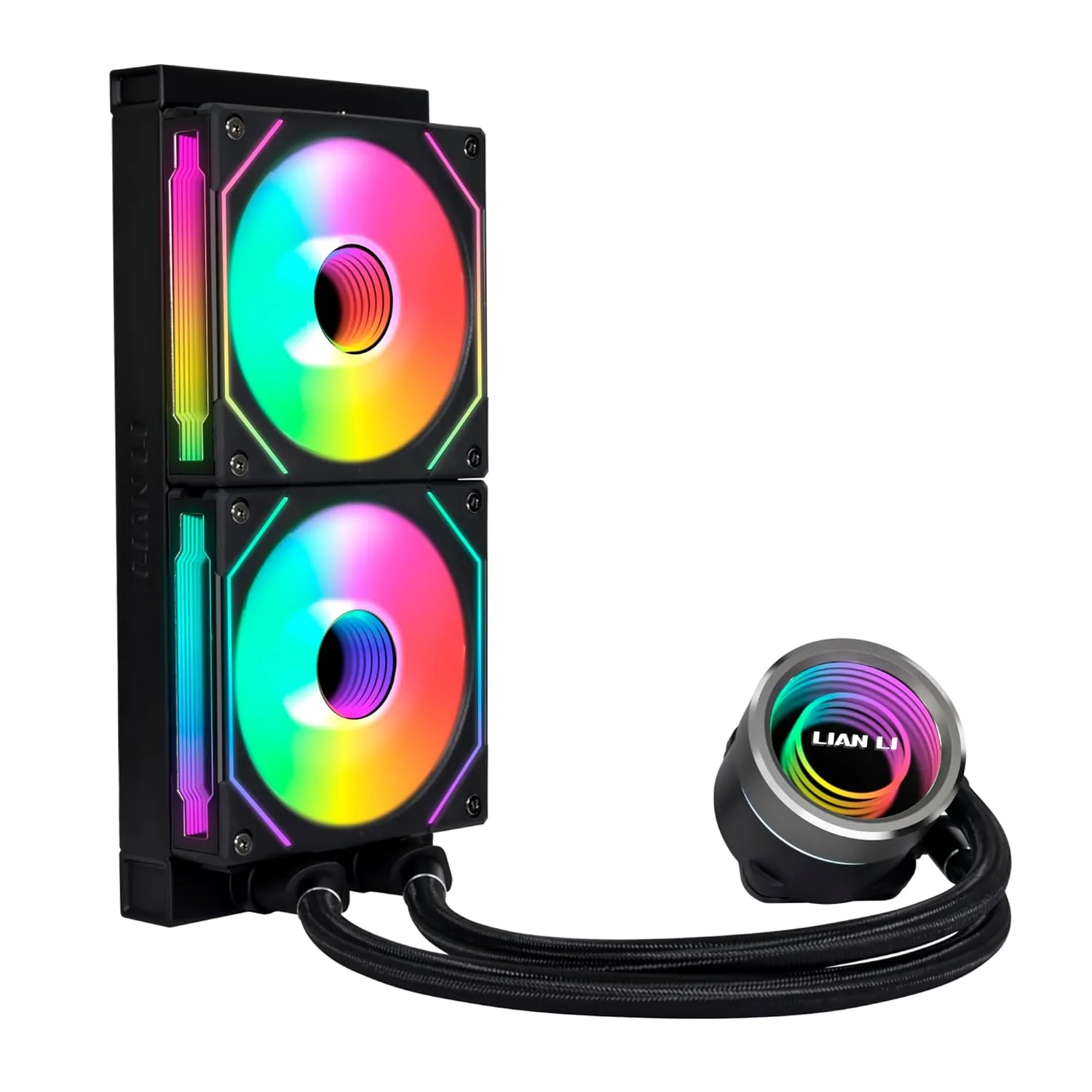 Lian Li Galahad II Trinity RGB 240MM Close Loop Cpu Cooler (GA2T24B) (Black) - Image 2