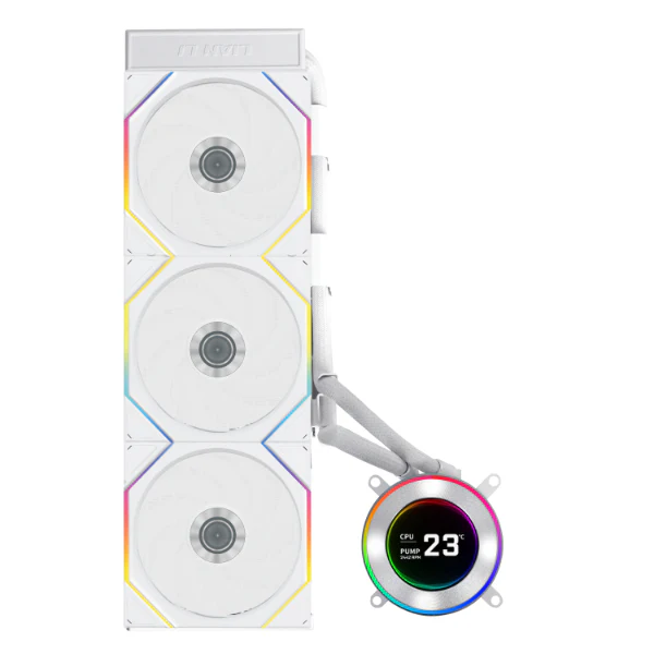 Lian Li HydroShift II LCD-C 360TL AIO Liquid Cooler (Black, White) - Image 6