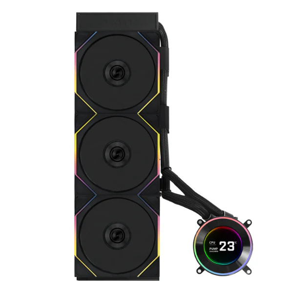 Lian Li HydroShift II LCD-C 360TL AIO Liquid Cooler (Black, White) - Image 8