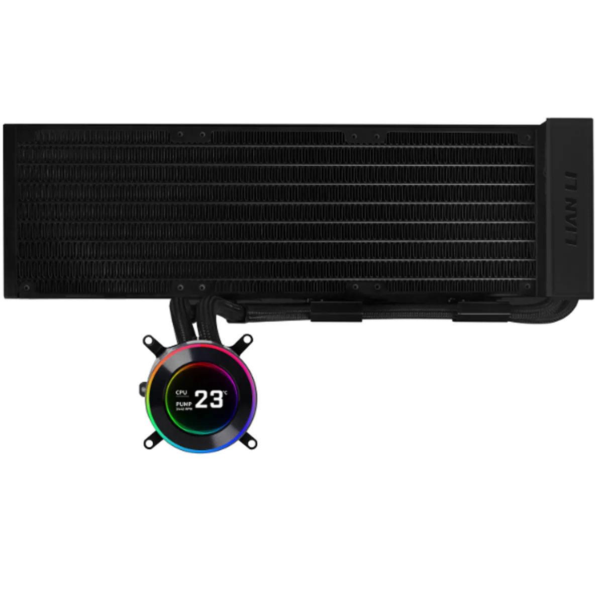 Lian Li Hydroshift II LCD-C 360N AIO Liquid Cooler (Black, White) (GHS2LCD36B, GHS2LCD36W) - Image 2
