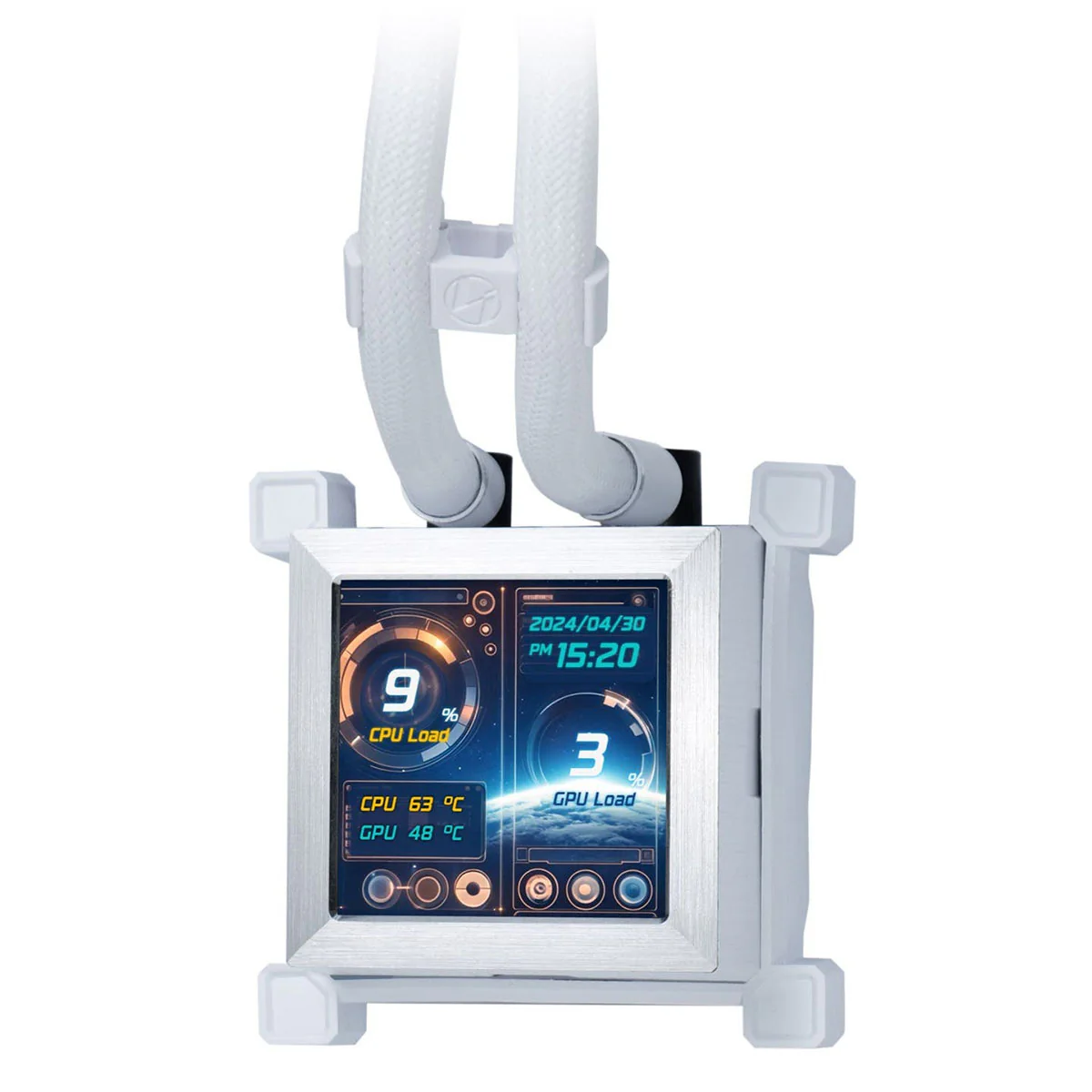 Lian Li Hydroshift LCD 360R AIO Liquid Cooler (Black, White) - Image 8