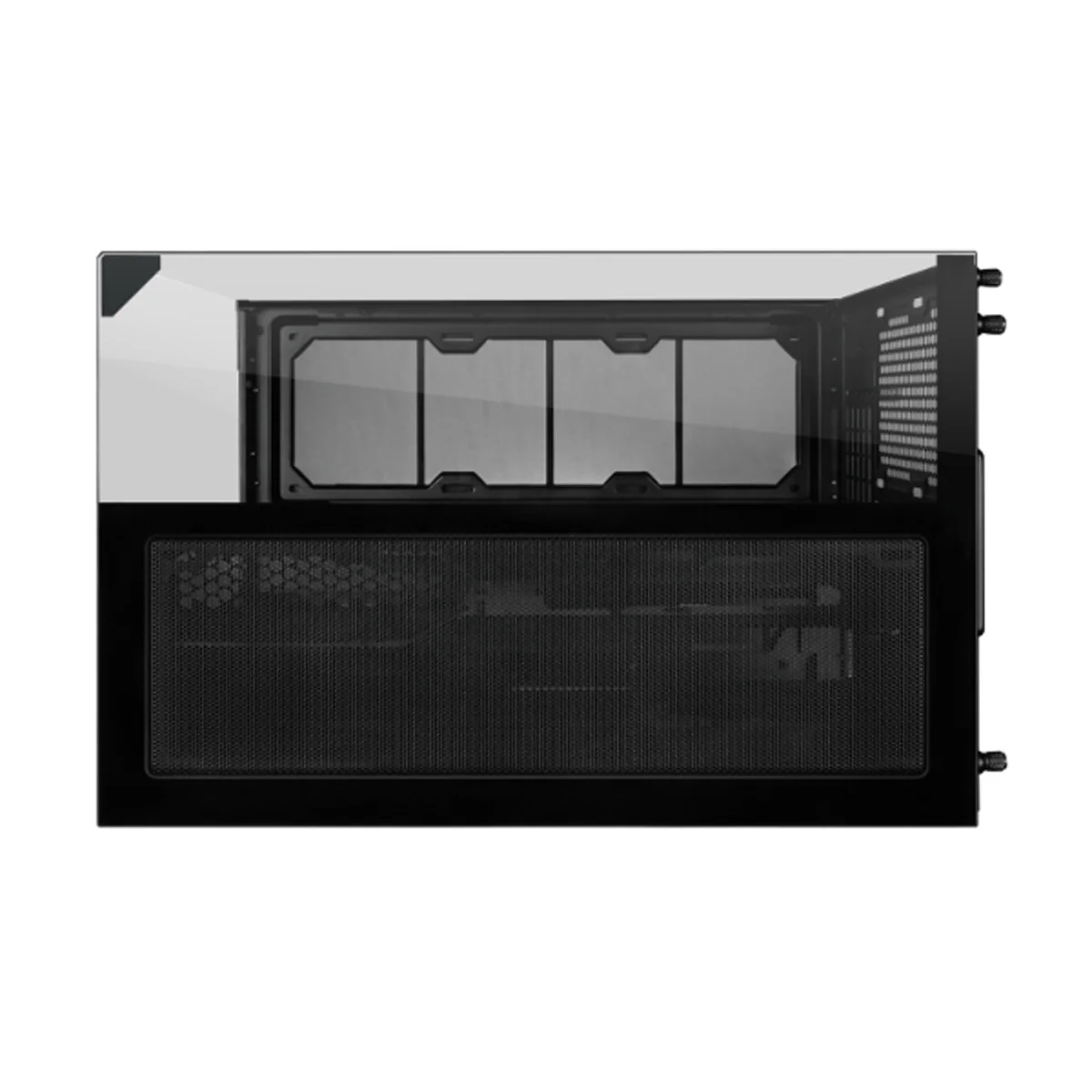 Lian Li O11 Vision-M Compact Dual Chamber M-ATX Gaming PC Case (Black, White) - Image 10