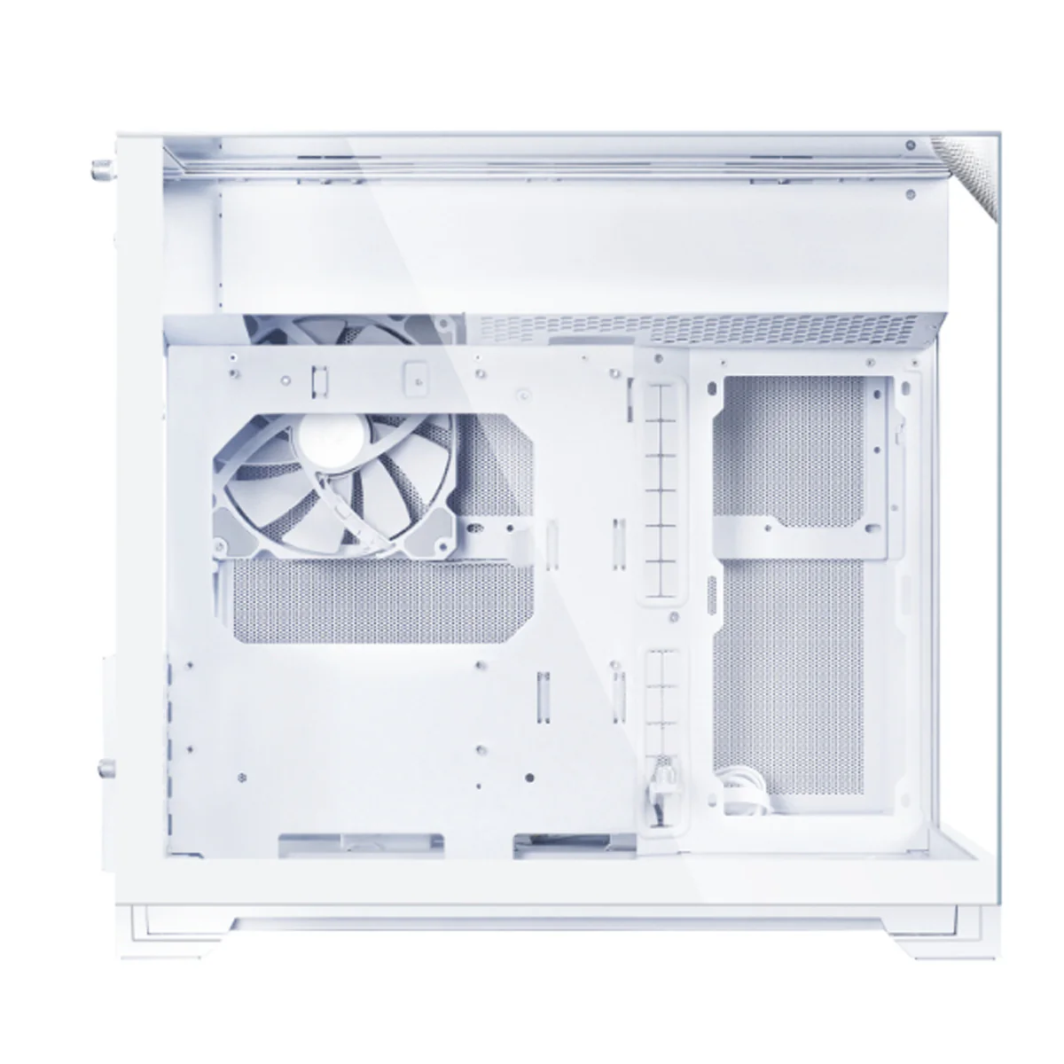 Lian Li O11 Vision-M Compact Dual Chamber M-ATX Gaming PC Case (Black, White) - Image 6