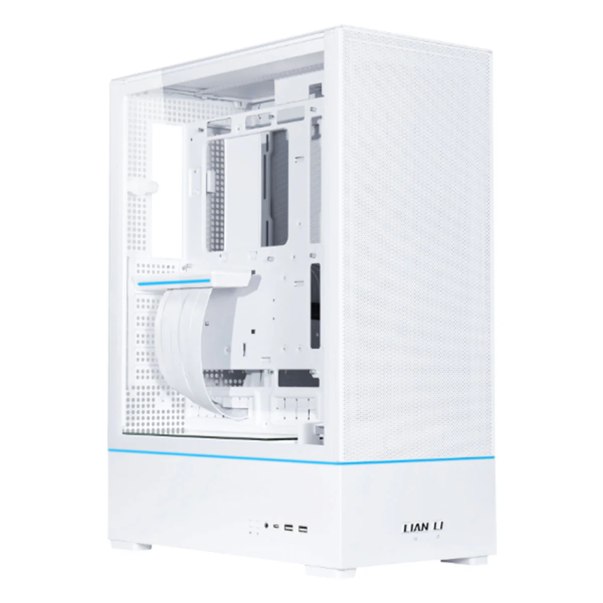 Lian Li SUP01 4.0mm Tempered Glass Small Tower Case (Black, White) - Image 2