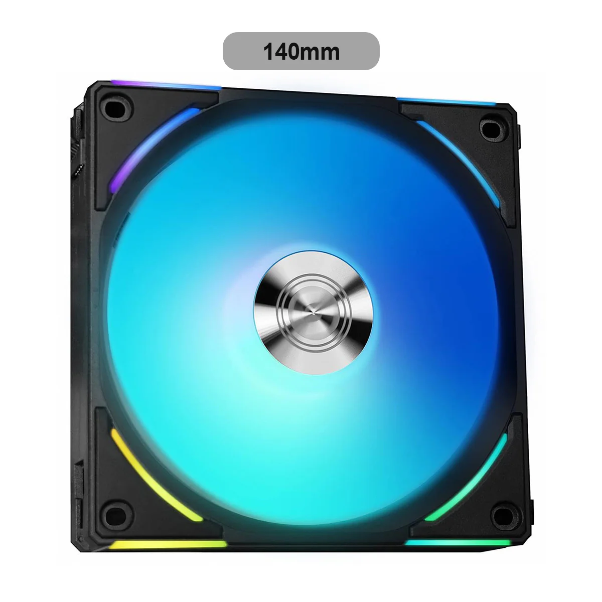 Lian Li Uni Fan AL140 V2 RGB 140mm Revolutionized Daisy-Chain ARGB Single Fan (Black) (UF-AL140V2-1B)