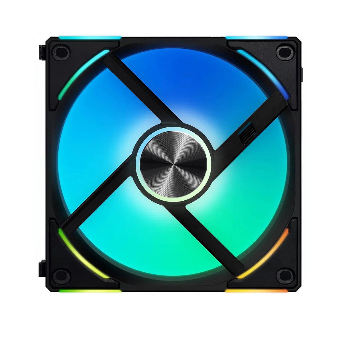 Lian Li Uni Fan AL140 V2 RGB 140mm Revolutionized Daisy-Chain ARGB Single Fan (Black) (UF-AL140V2-1B) - Image 2