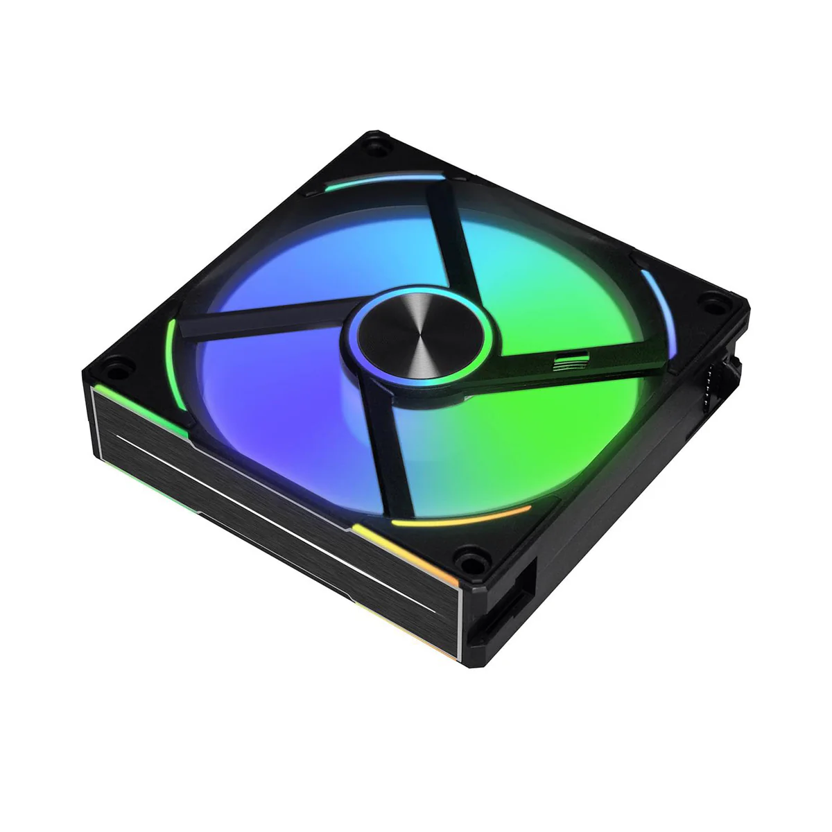Lian Li Uni Fan AL140 V2 RGB 140mm Revolutionized Daisy-Chain ARGB Single Fan (Black) (UF-AL140V2-1B) - Image 4