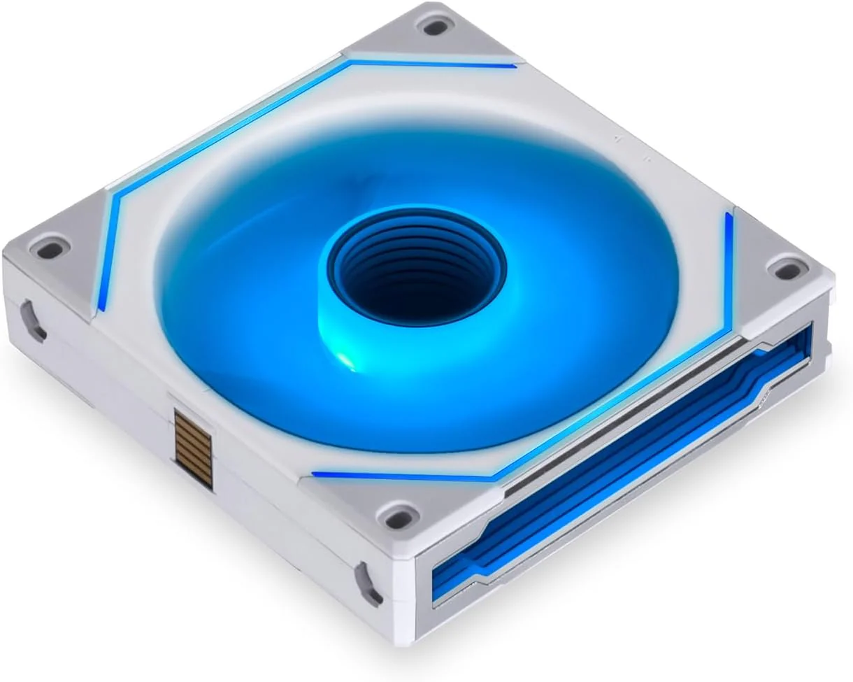 Lian Li Uni Fan SL-Infinity 120 RGB Revolutionized Daisy-Chain ARGB Fan With Controller (Triple Pack) (WHITE) (UF-SLIN120-3W) - Image 7