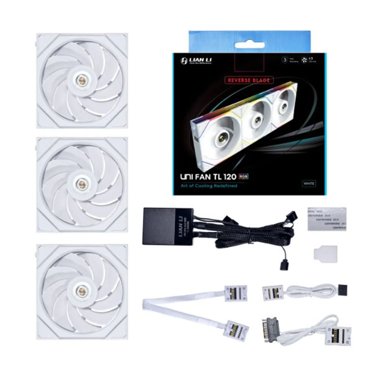 Lian Li Uni Fan TL 120 RGB Reverse Blade 120mm Fan Triple Pack With Controller - Image 7