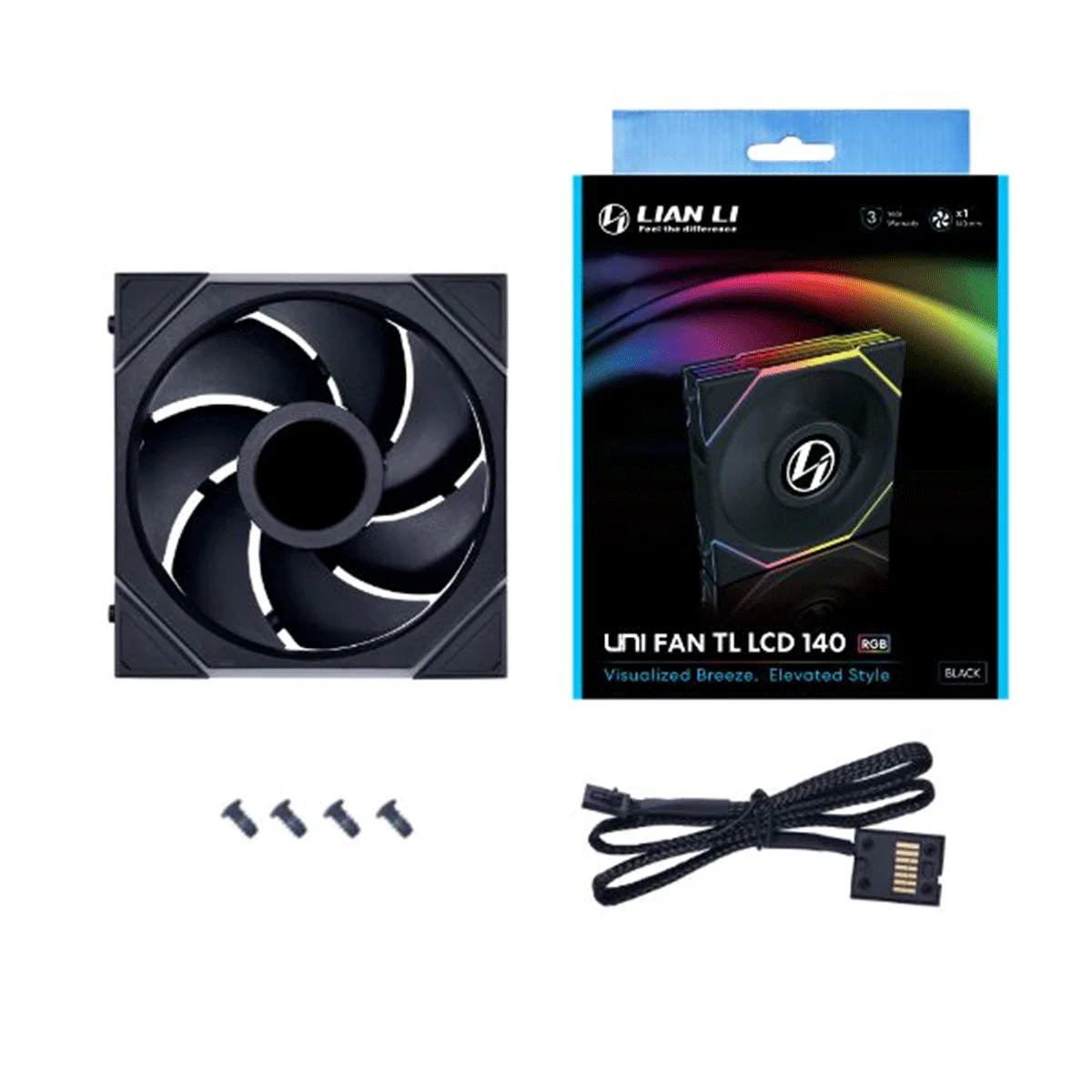 Lian Li Uni Fan TL LCD 140 RGB 140MM Fan Single Pack - Image 4