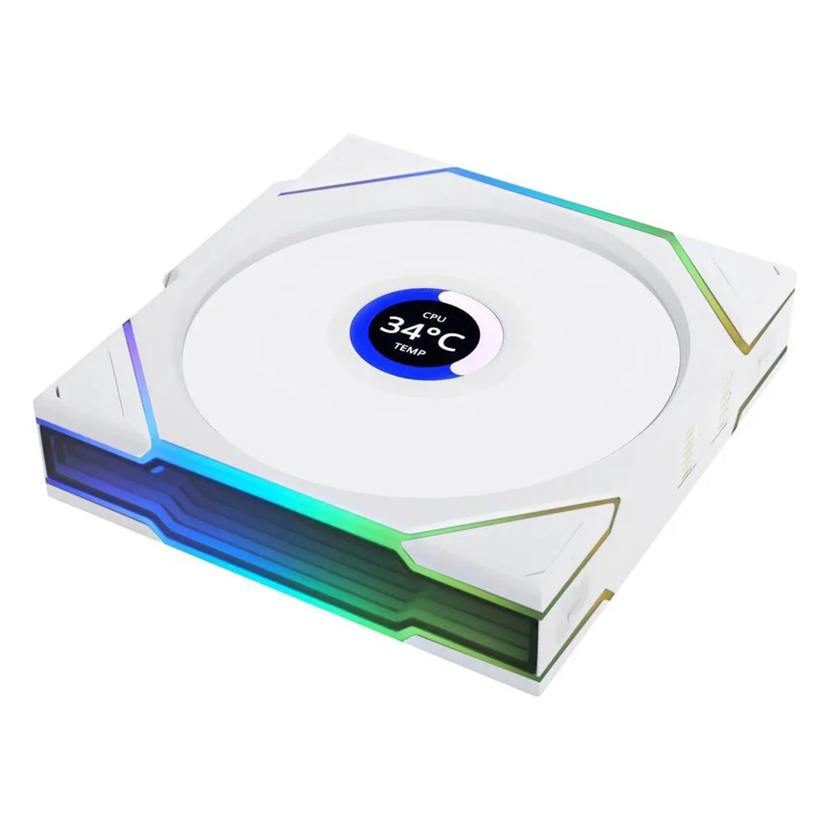 Lian Li Uni Fan TL Wireless LCD 120mm Reverse Blade Revolutionary ARGB Single Fan (Black, White) - Image 5