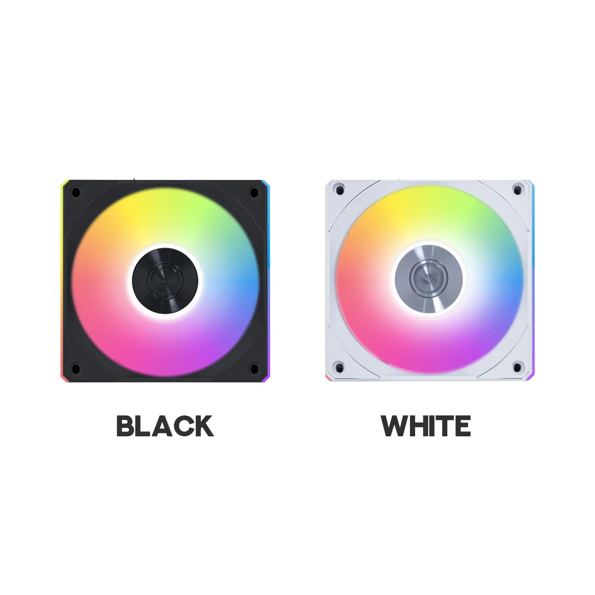 Lian Li Uni Fan Wireless 120mm ARGB Fan - Single Pack (Black, White) (12CL1W1B, 12CL1W1W)