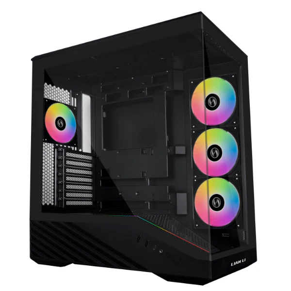 Lian Li Vector V100R Mid-Tower Case (Black, White) (G99.V100RX.01, G99.V100RW.00) - Image 2